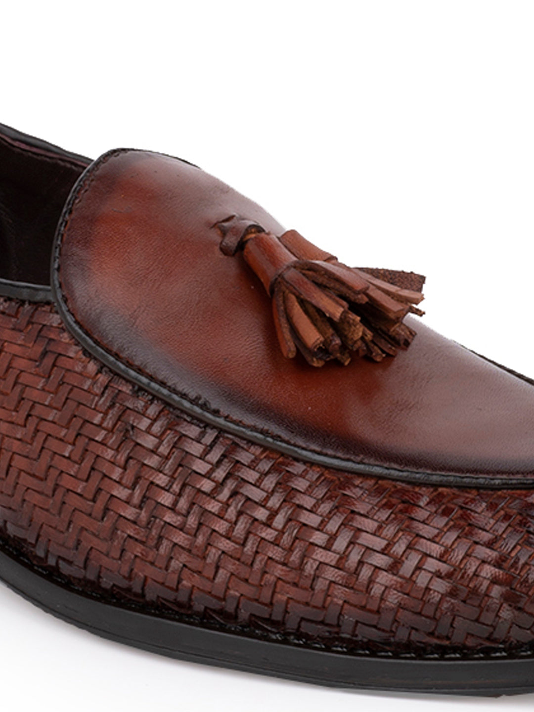 Men Brown Solid Loafer