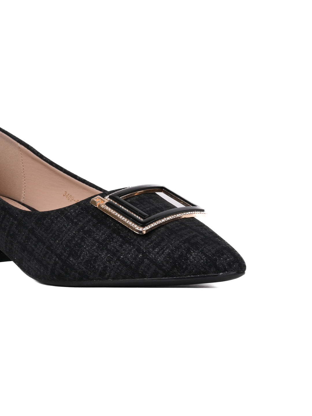 Women, Women Footwear, Black Ballerinas