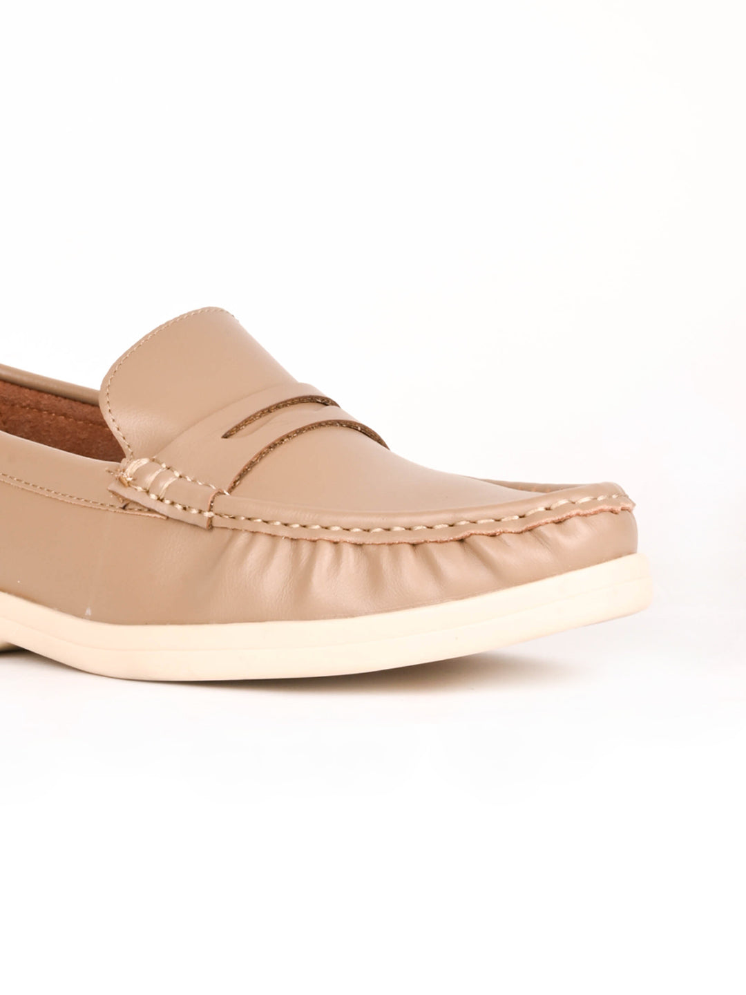 Women, Women Footwear, Khaki Loafers