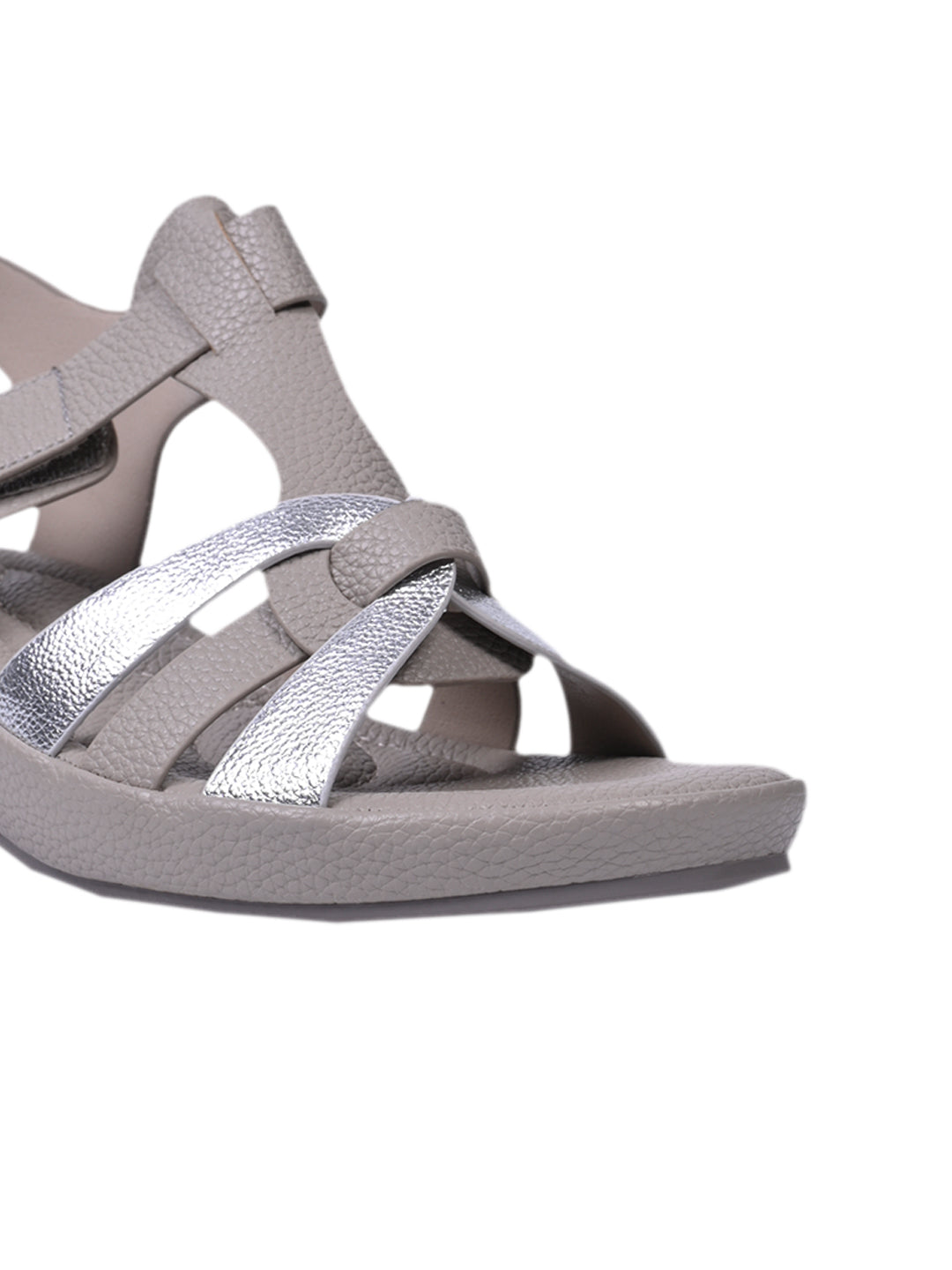 Women, Women Footwear, Grey Sandals