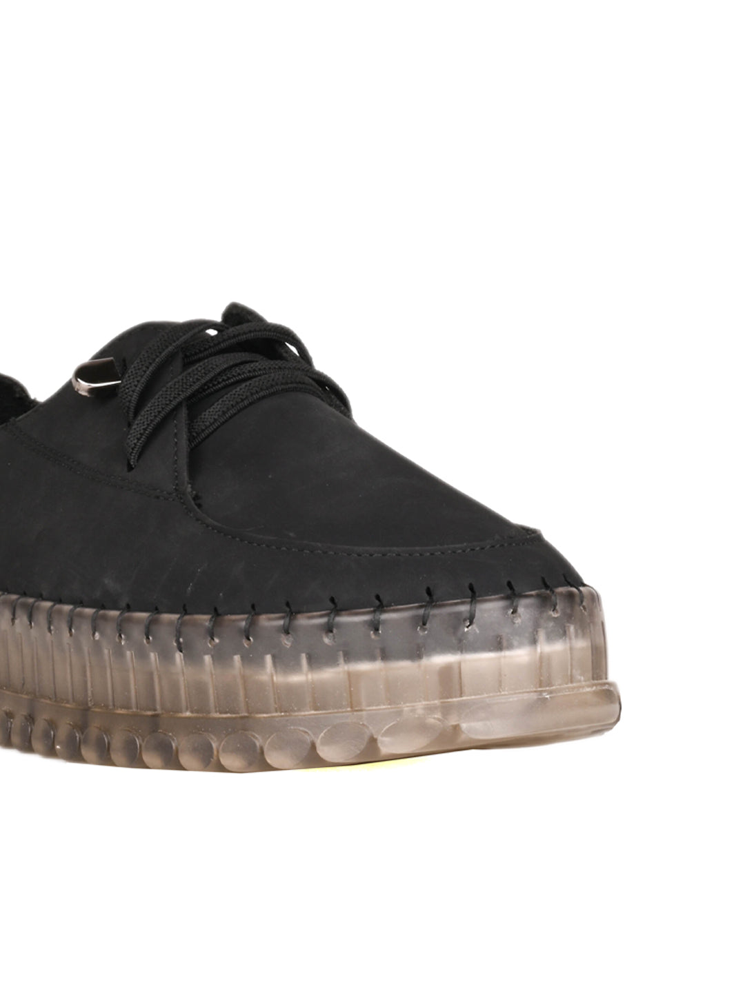 Women, Women Footwear, Black Loafers