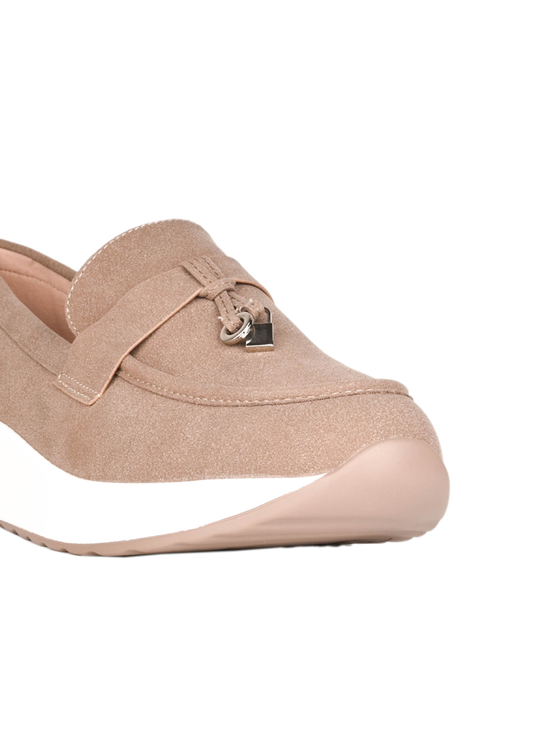 Women, Women Footwear, Khaki Loafers