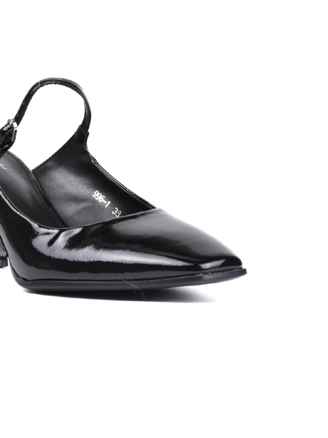 Women Black Solid Pumps