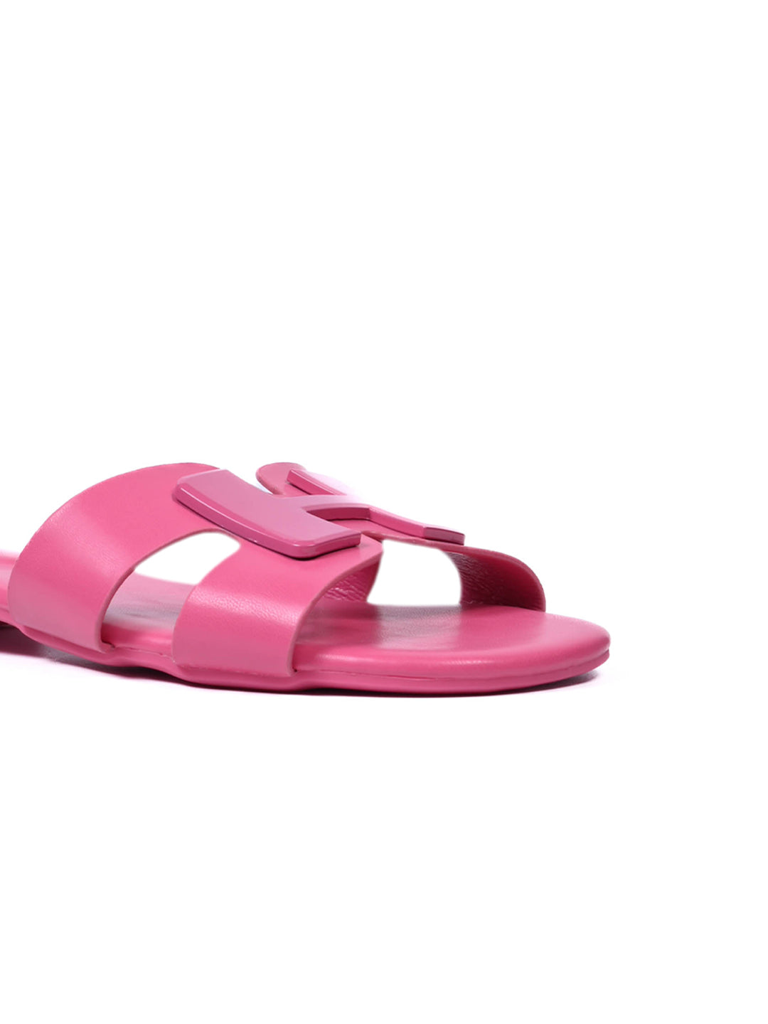 Women, Women Footwear, Fuchsia Open Toe Flats