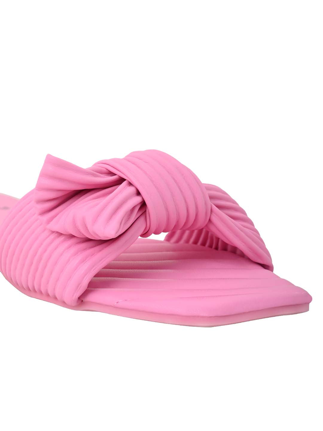 Footwear, Women Footewear, Fuchsia Open Toe Flats