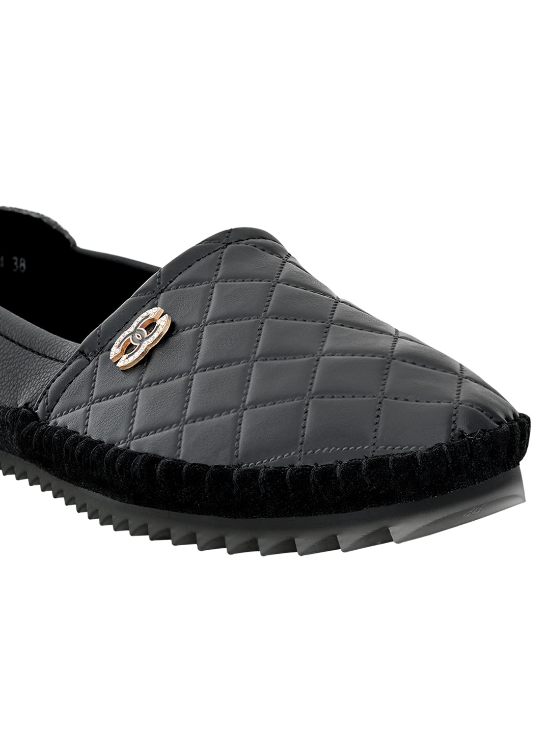 Footwear, Women Footwear, Black Loafers