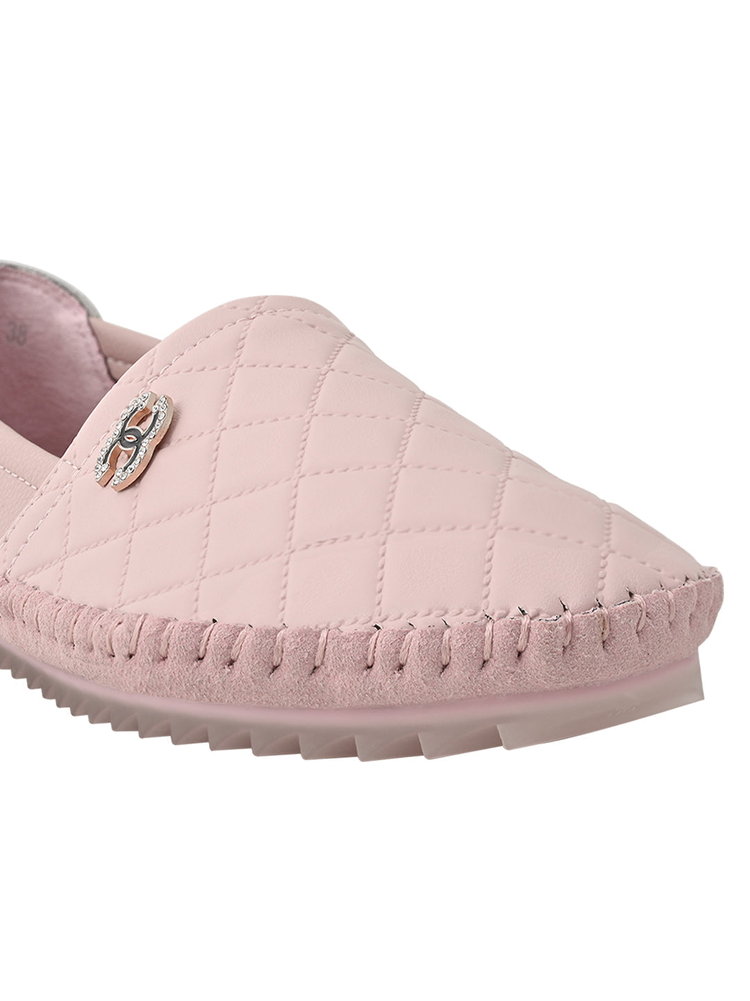 Footwear, Women Footwear, Pink Loafers