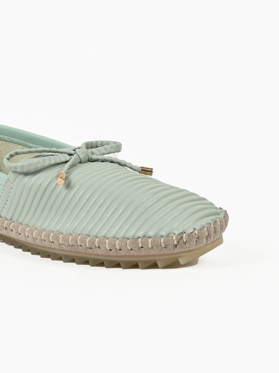Women, Women Footwear, Sea Green Loafers