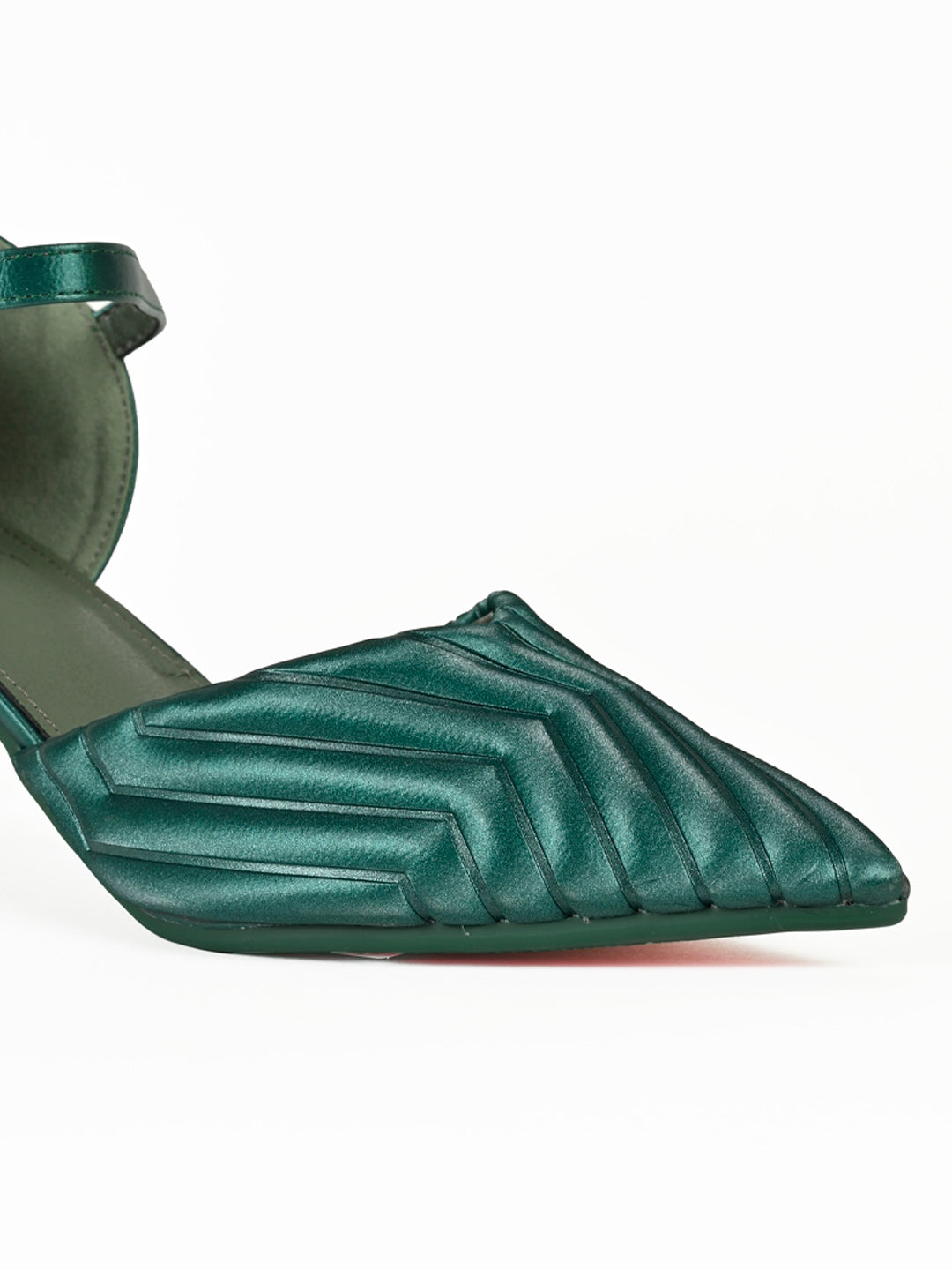 Women, Women Footwear, Green Pumps