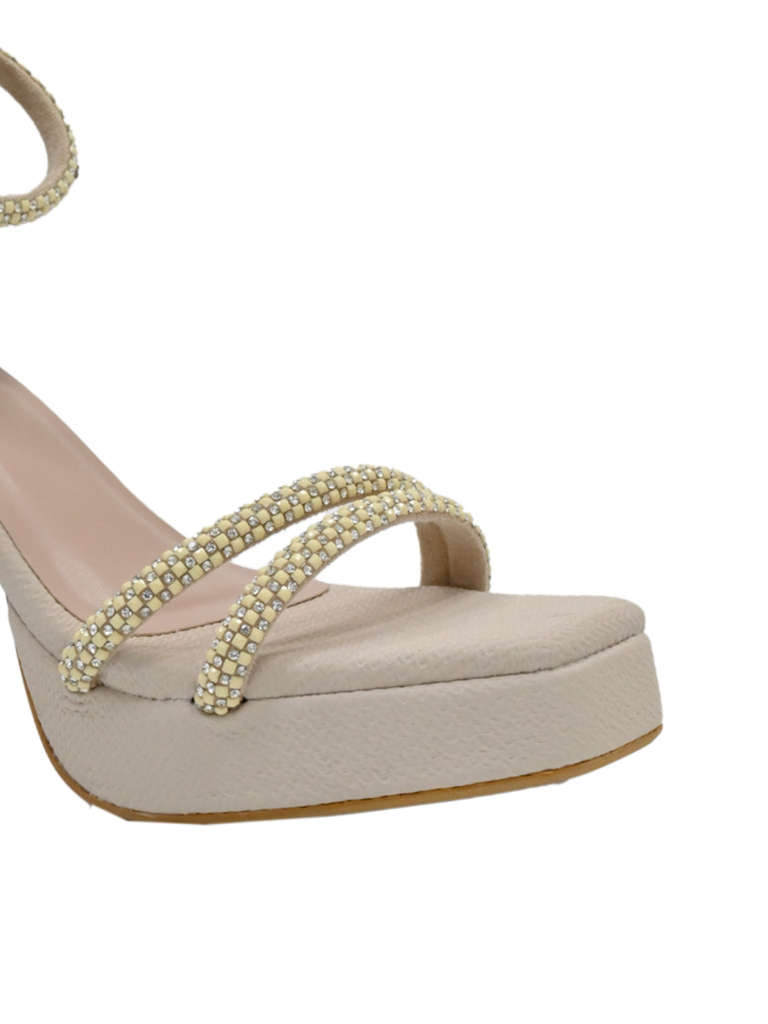 Women, Women Footwear, Beige Sandals