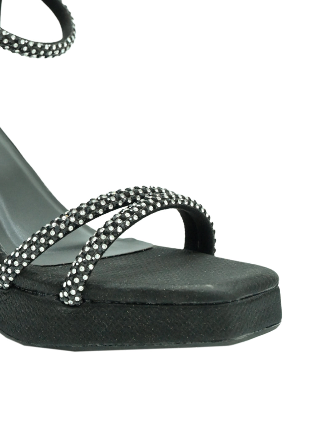 Women, Women Footwear, Black Sandals