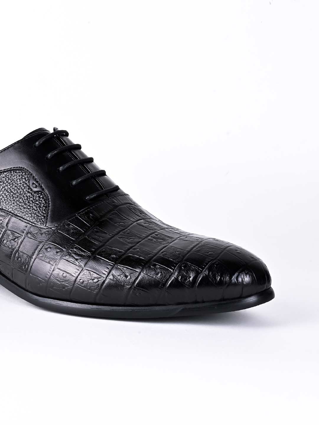 Men, Men Footwear, Black Oxfords
