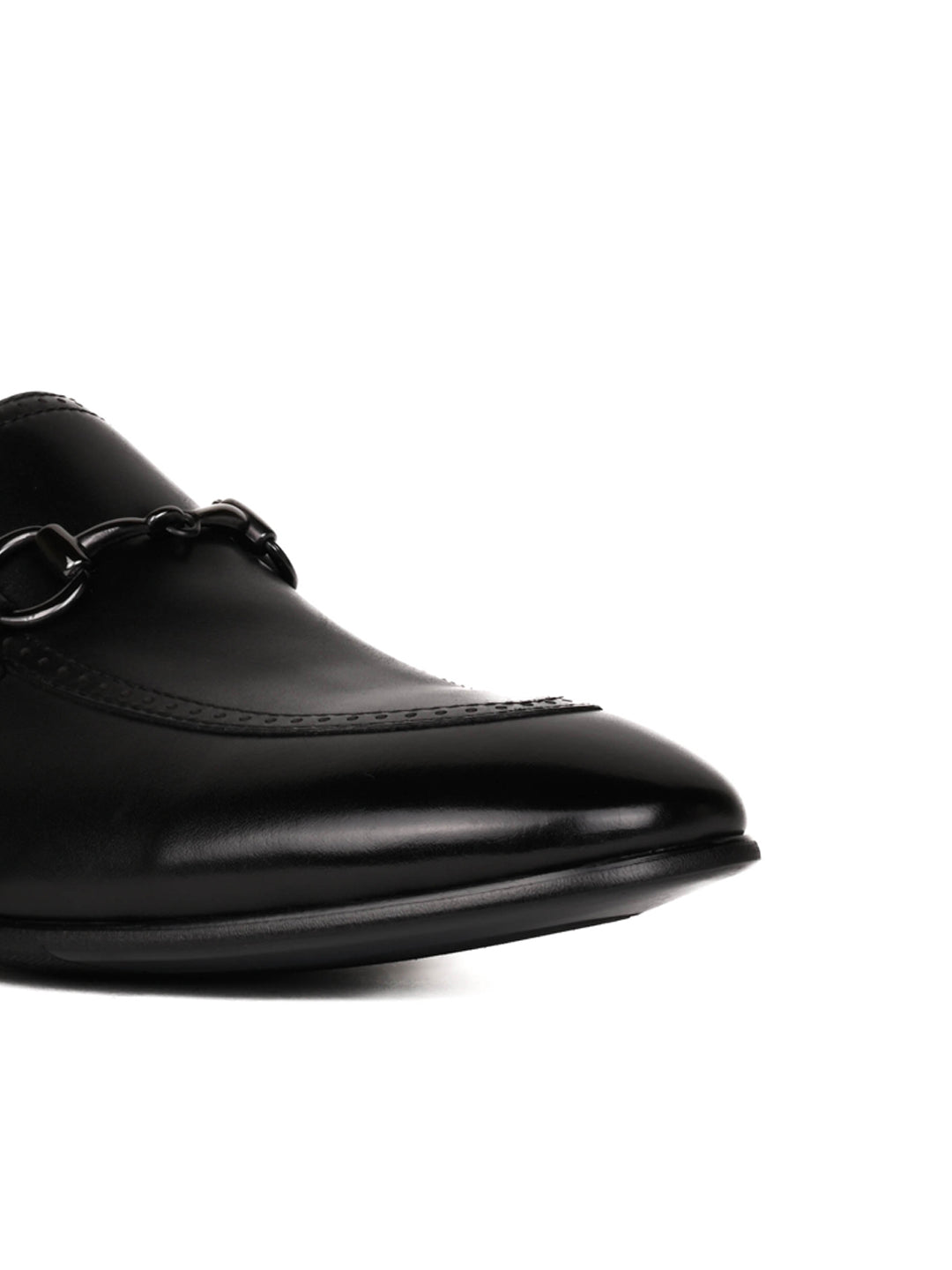 Men, Men Footwear, Black Formal Loafers
