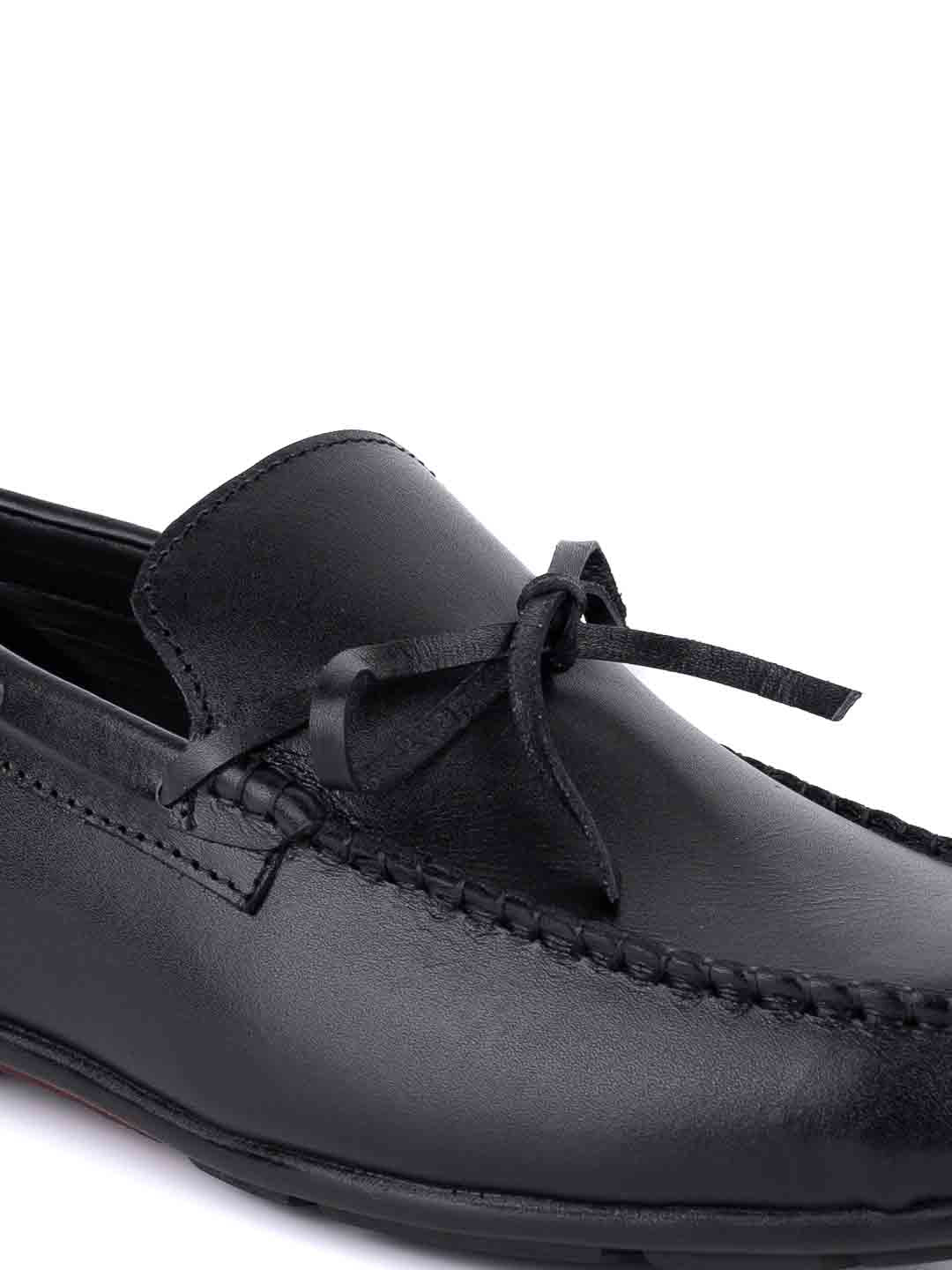 Footwear, Men Footwear, Black Driving Shoes