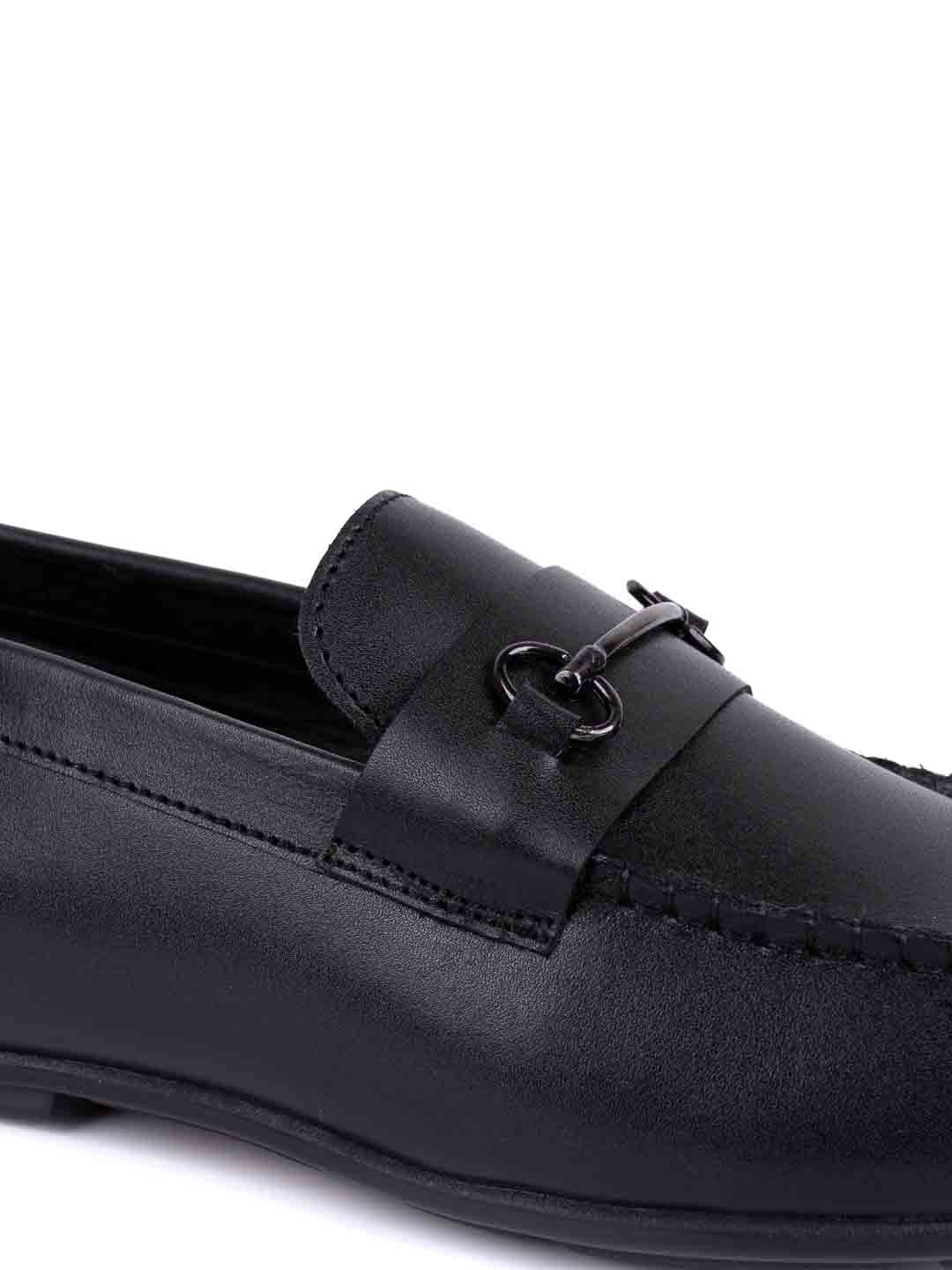 Footwear, Men Footwear, Black Driving Shoes