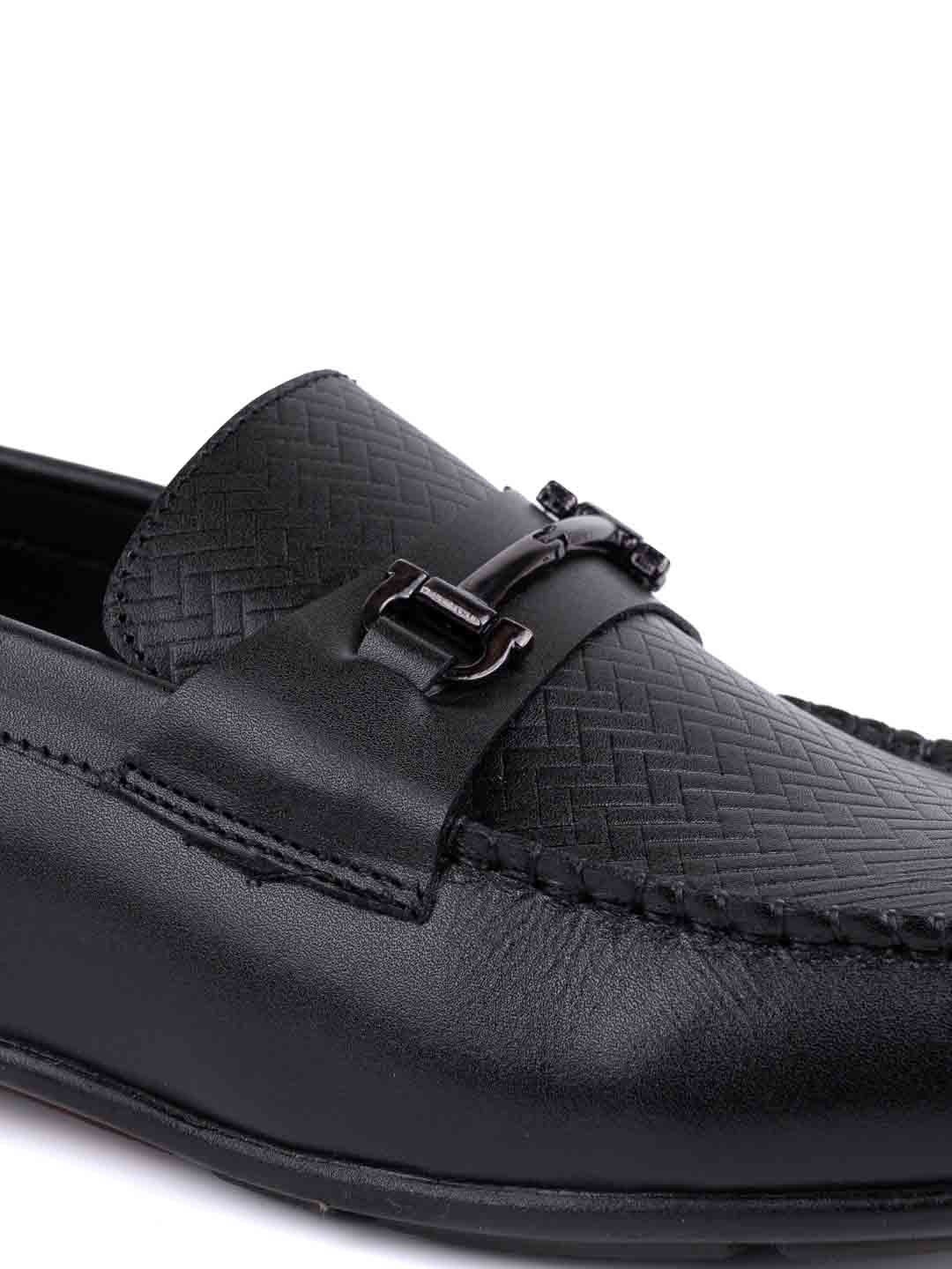 Footwear, Men Footwear, Black Driving Shoes