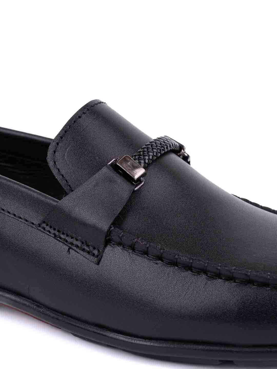 Footwear, Men Footwear, Black Driving Shoes