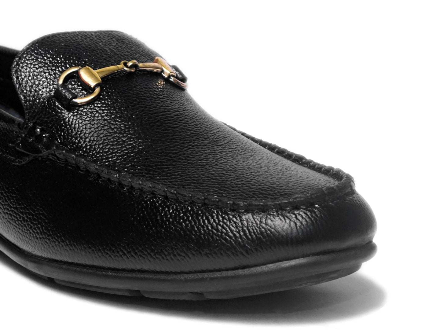 Men Footwear, Black Loafers