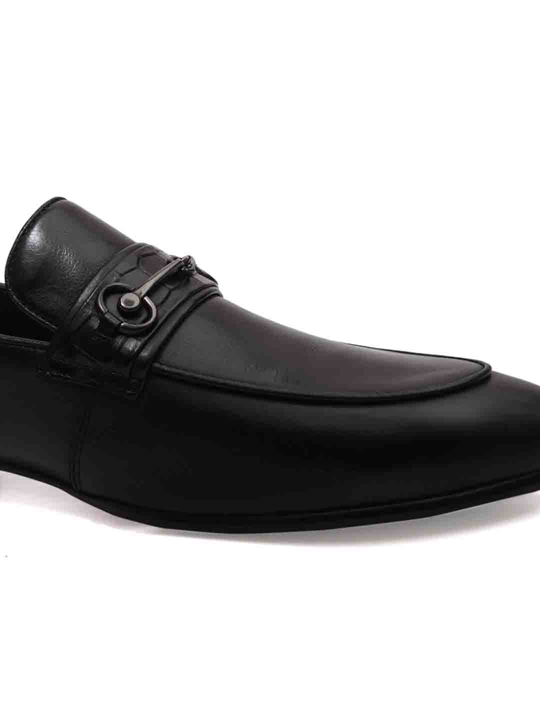 Footwear, Men Footwear, Black Formal Loafers
