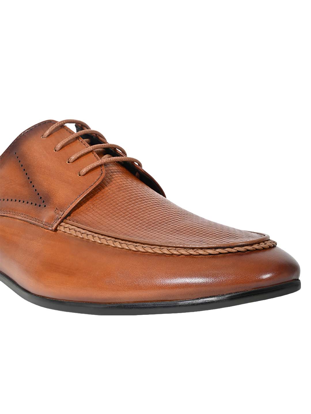 Footwear, Men Footwear, Tan Derby Formal Shoes