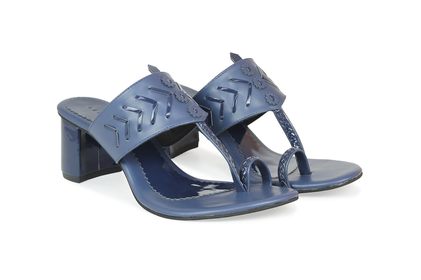Footwear, Women Footwear, Navy Blue Sandals