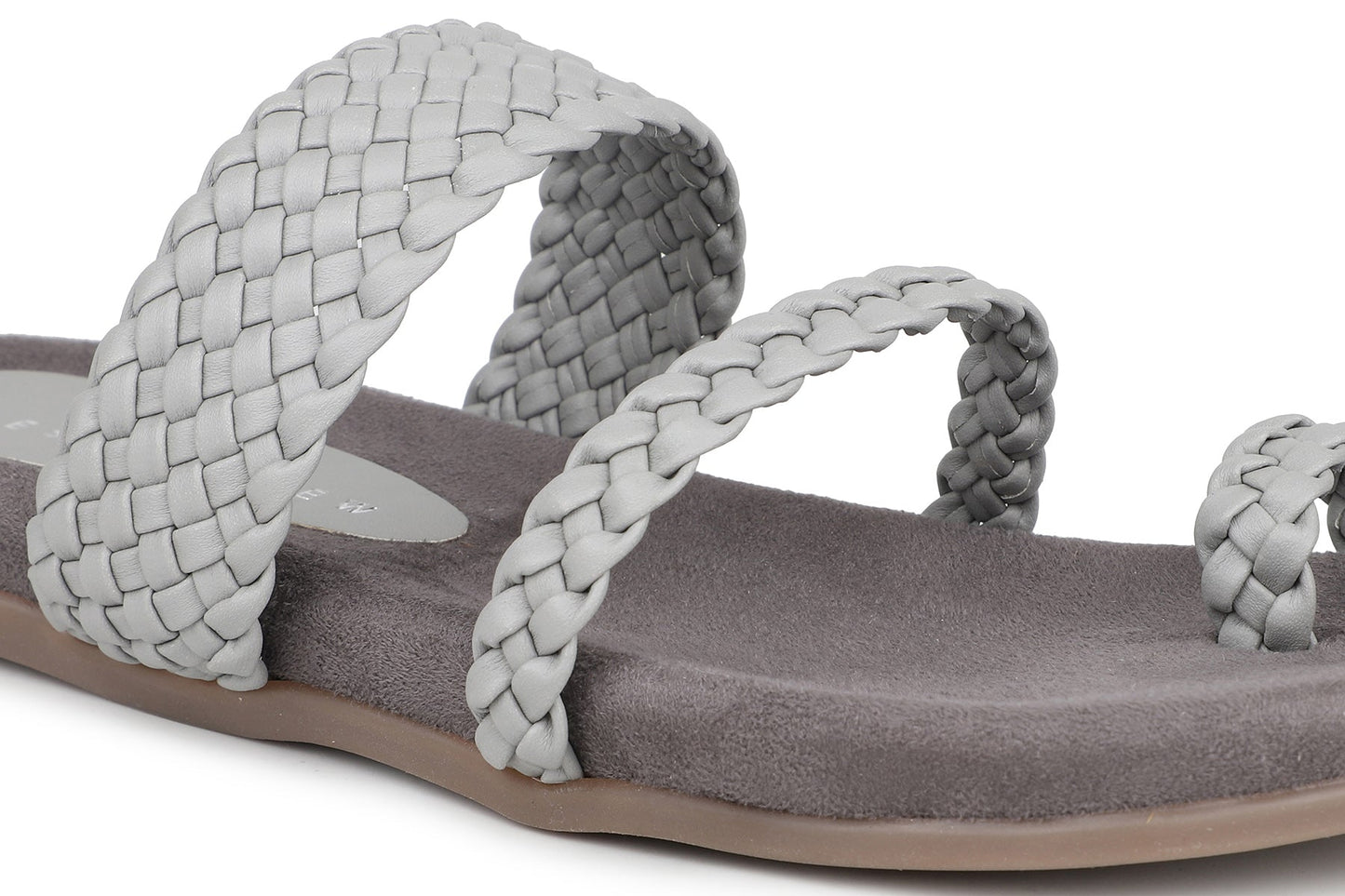 Women, Women Footwear, Grey One Toe Flats