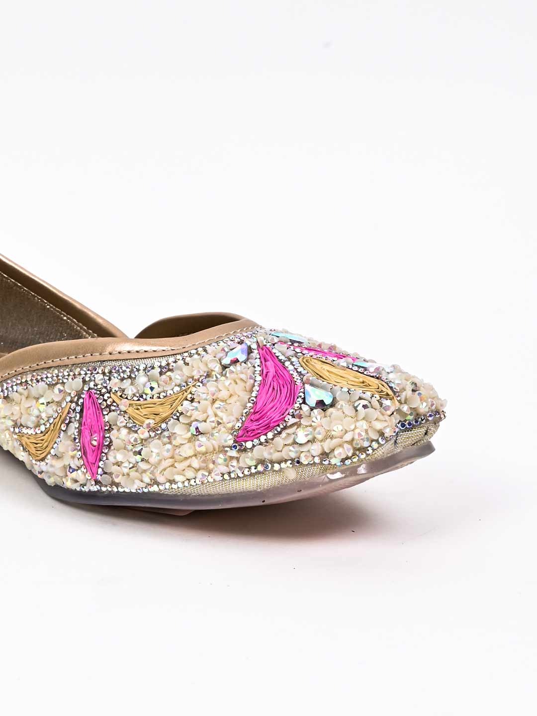 Women, Women Footwear, Multi Mojaris