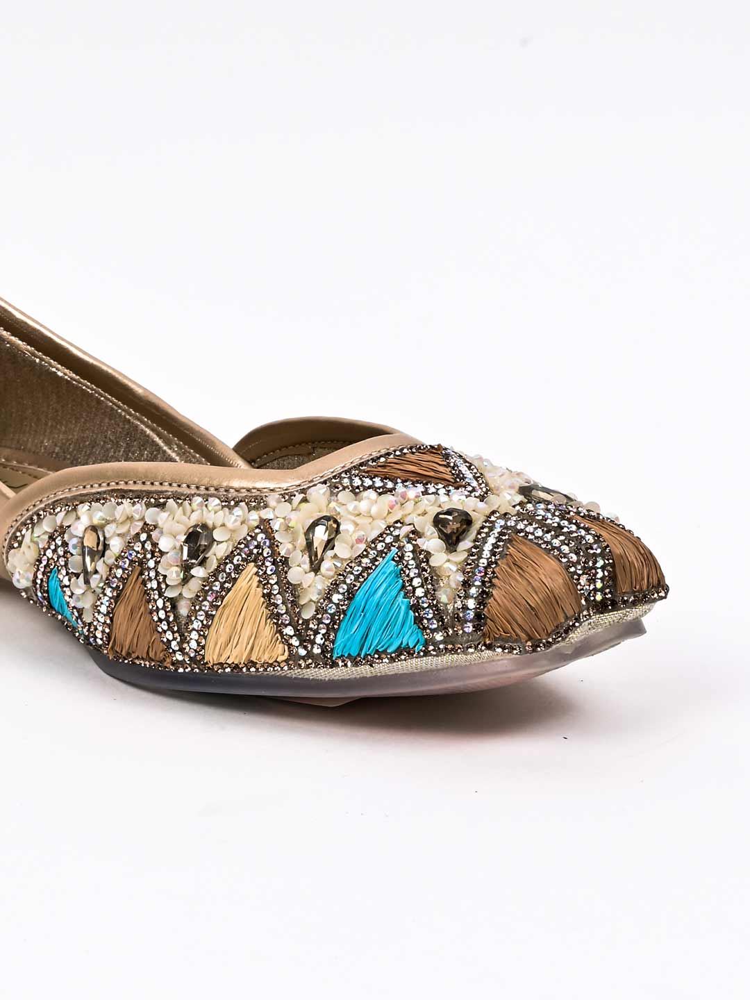 Women, Women Footwear, Multi Mojaris