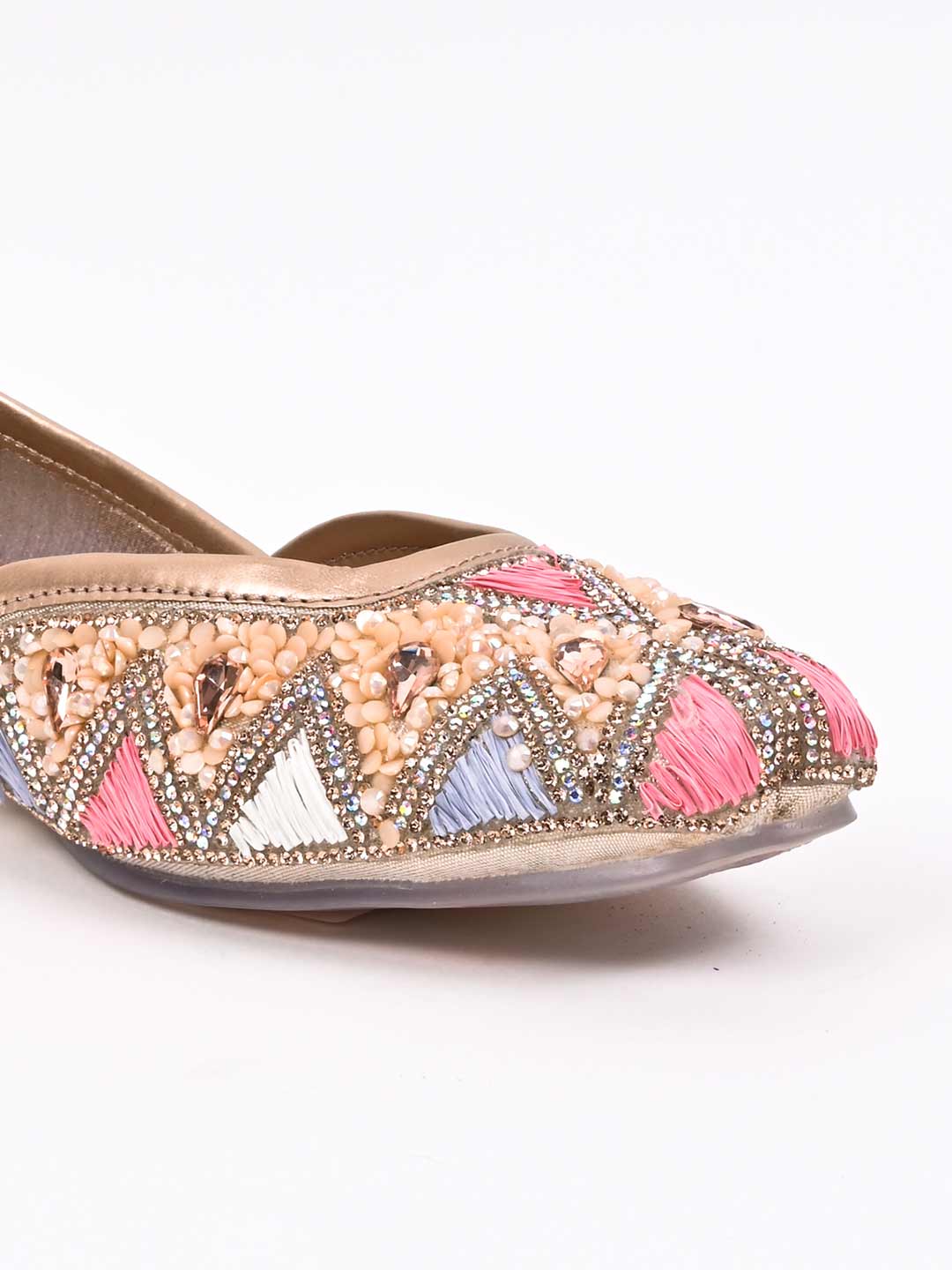 Women, Women Footwear, Multi Mojaris