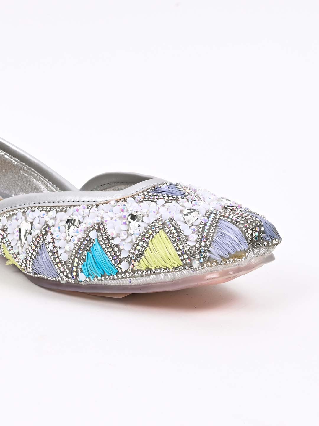 Women, Women Footwear, Multi Mojaris