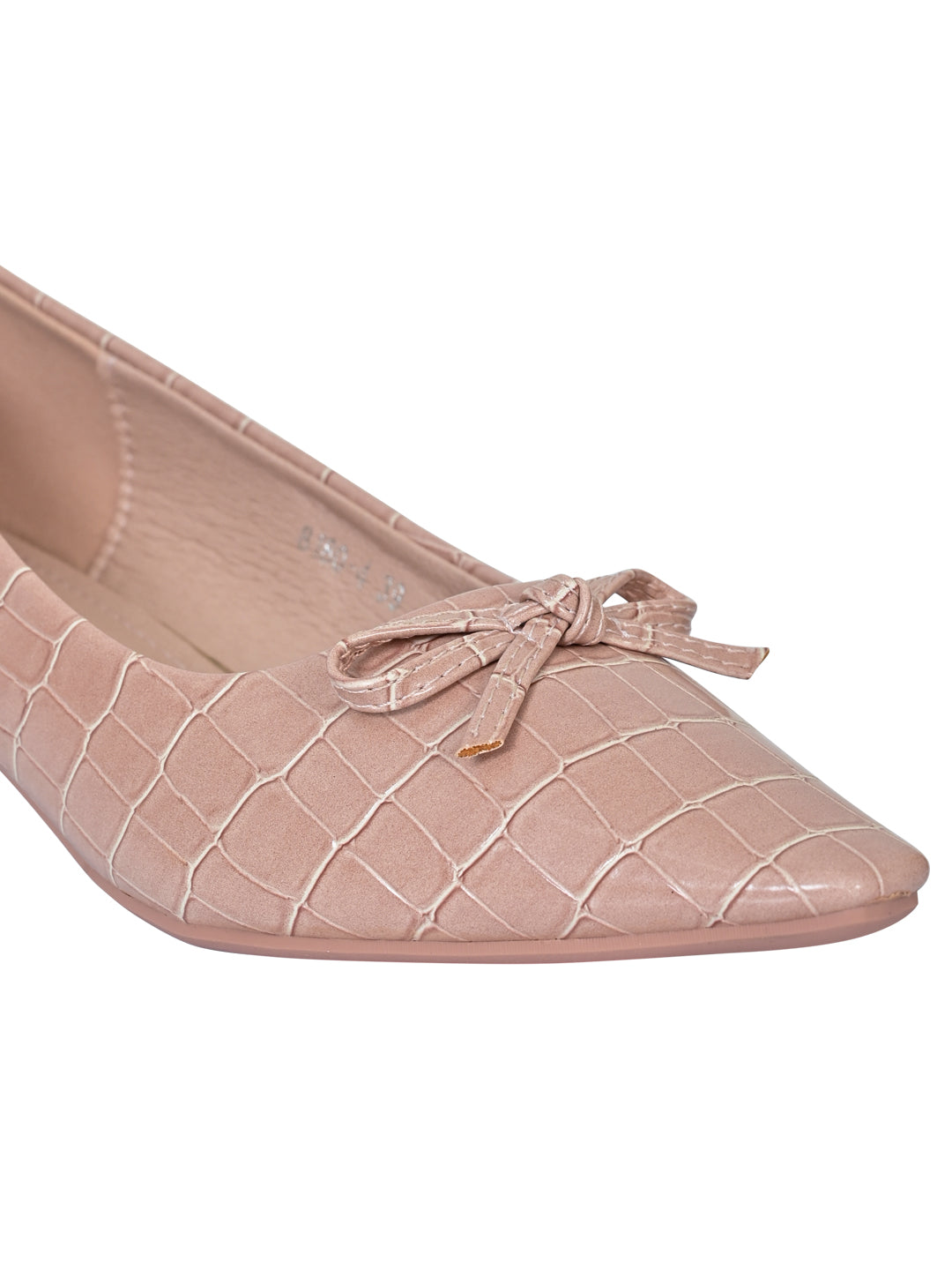 Women Pink Animal Print Ballerinas
