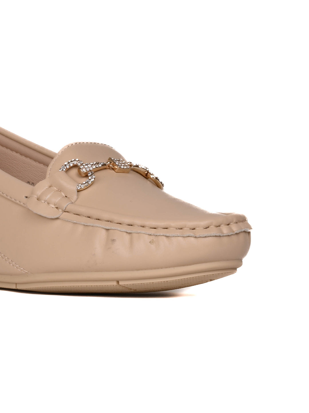 Women, Women Footwear, Beige Loafers