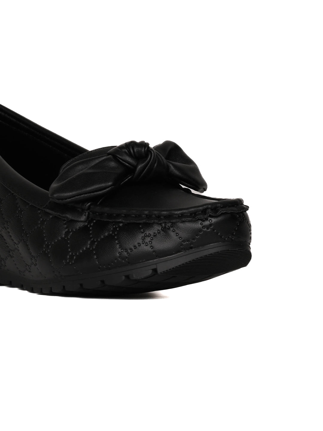 Women, Women Footwear, Black Loafers