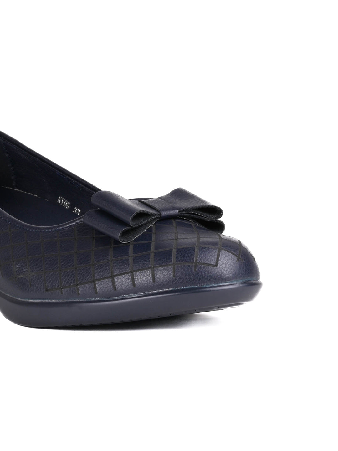 Women, Women Footwear, Navy Blue Ballerinas