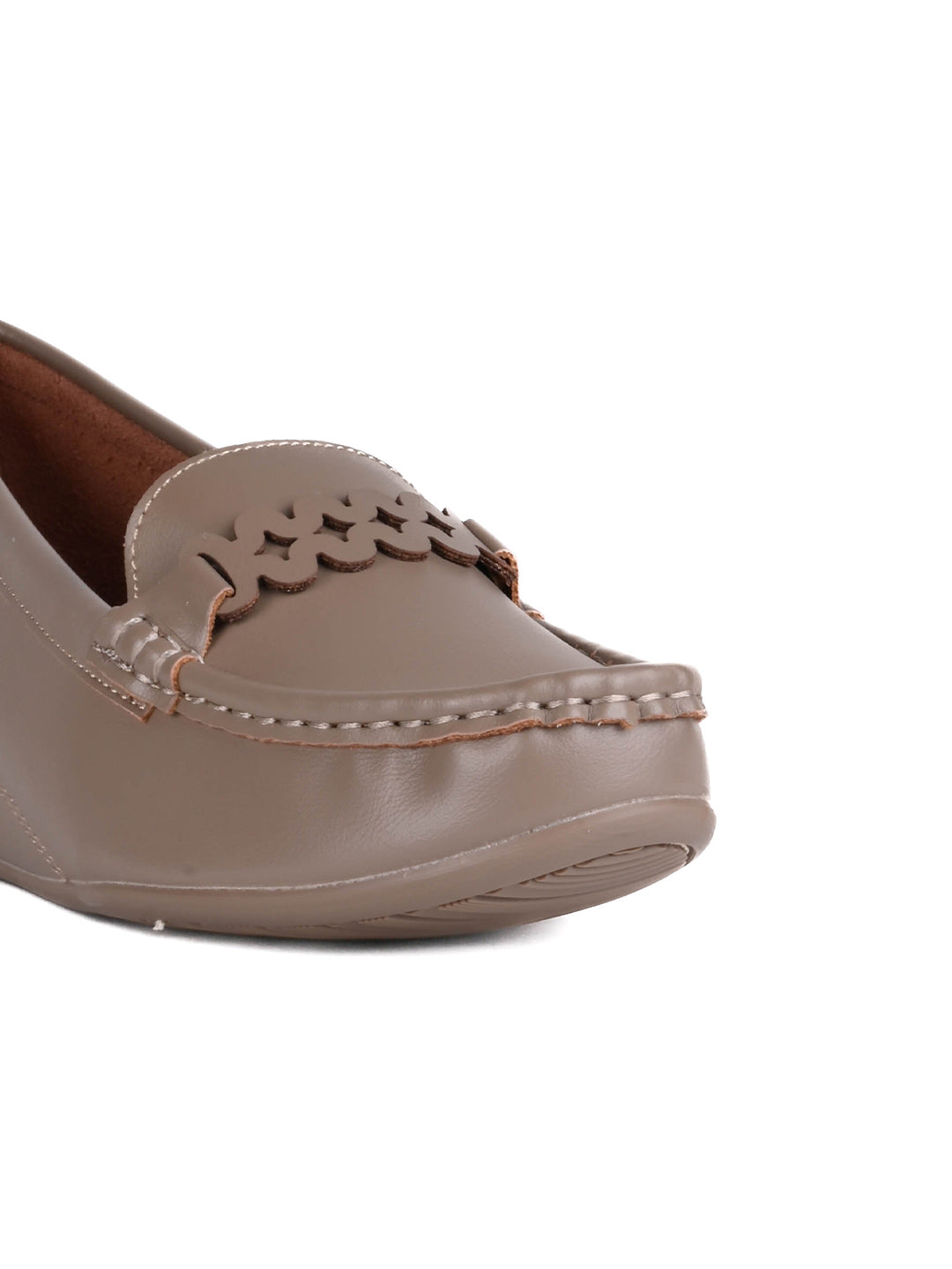 Women, Women Footwear, Khaki Loafers