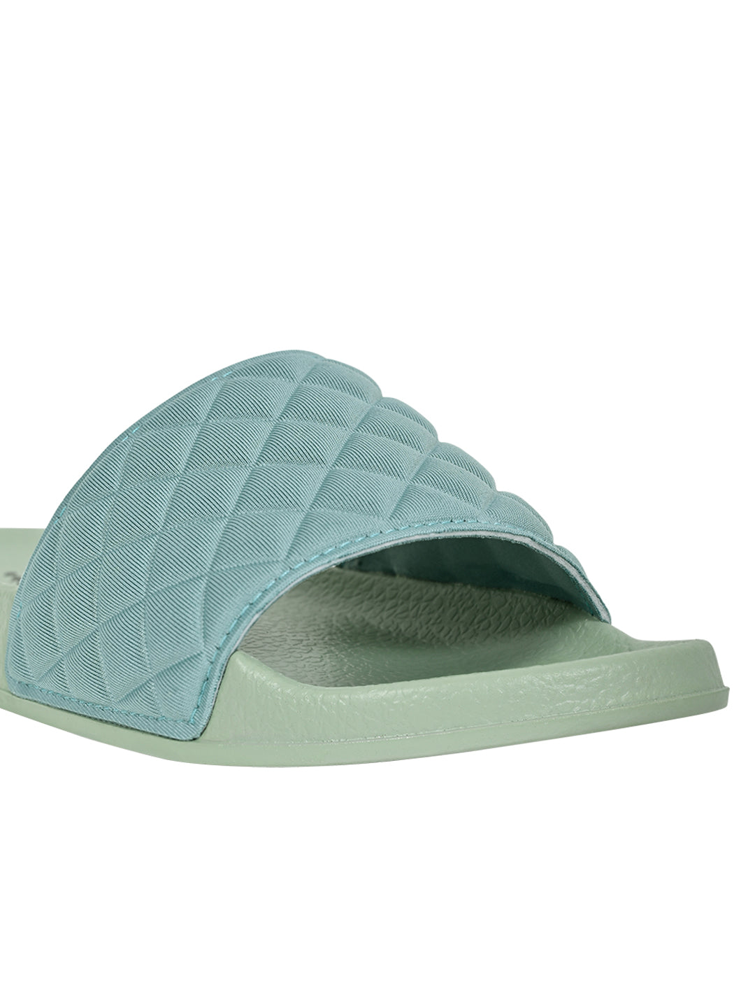 Footwear, Women Footwear, Sea Green Slides