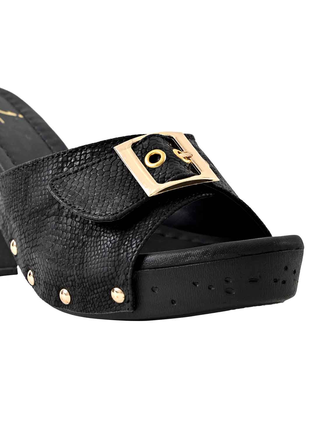 Footwear, Women Footwear, Black Sandals