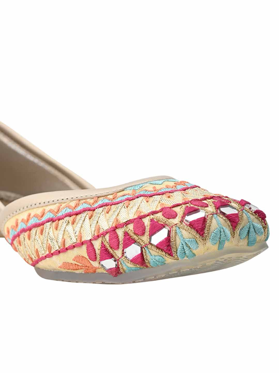 Footwear, Women Footwear, Multi Mojaris