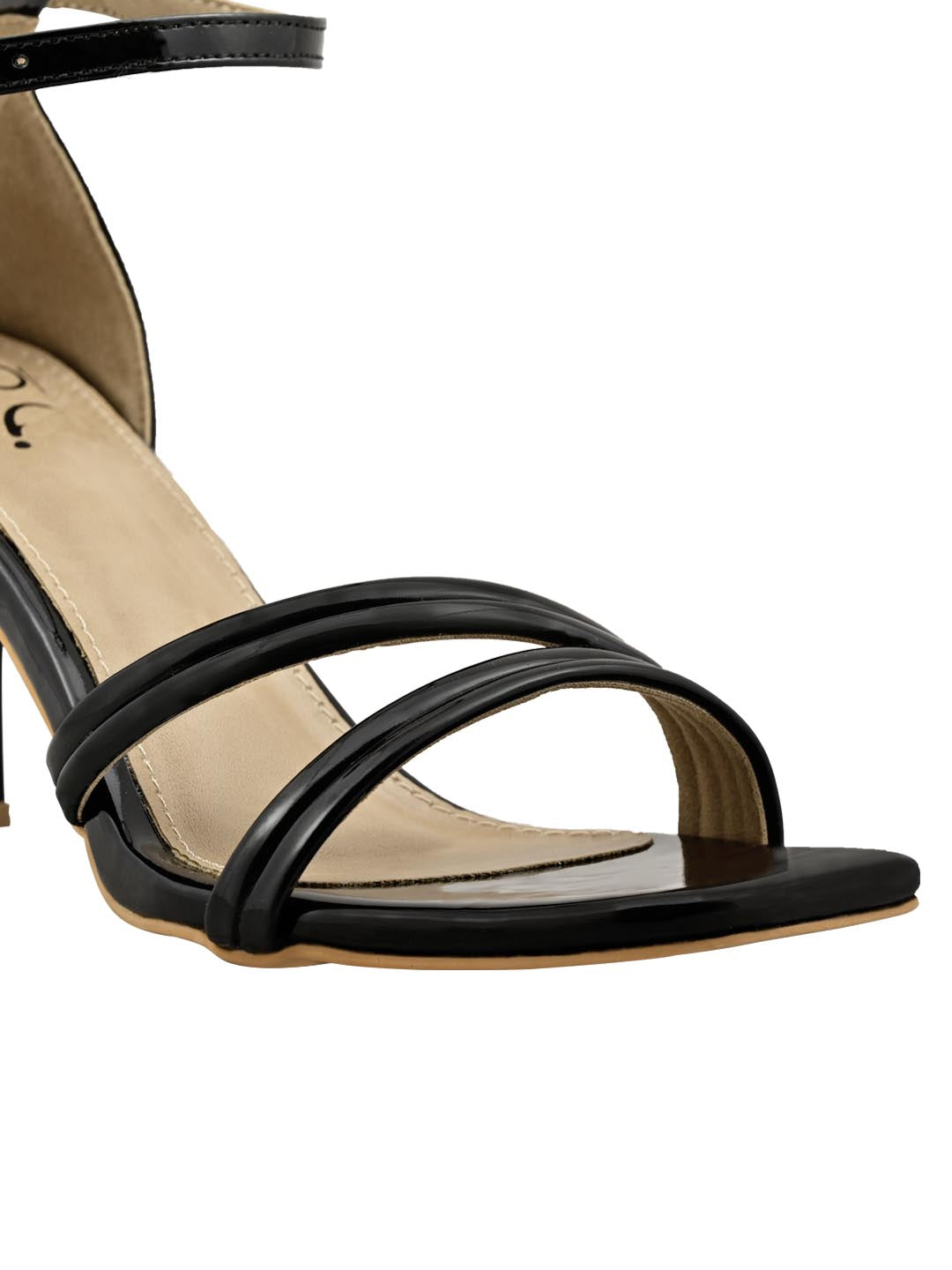 Footwear, Women Footwear, BLACK, BACKSTRAP SANDALS