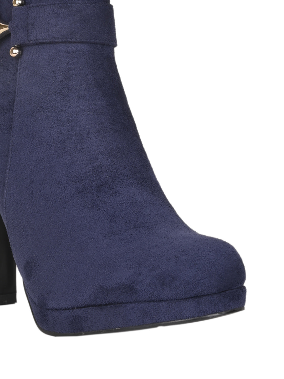 Women, Women Footwear, Navy Blue Boots