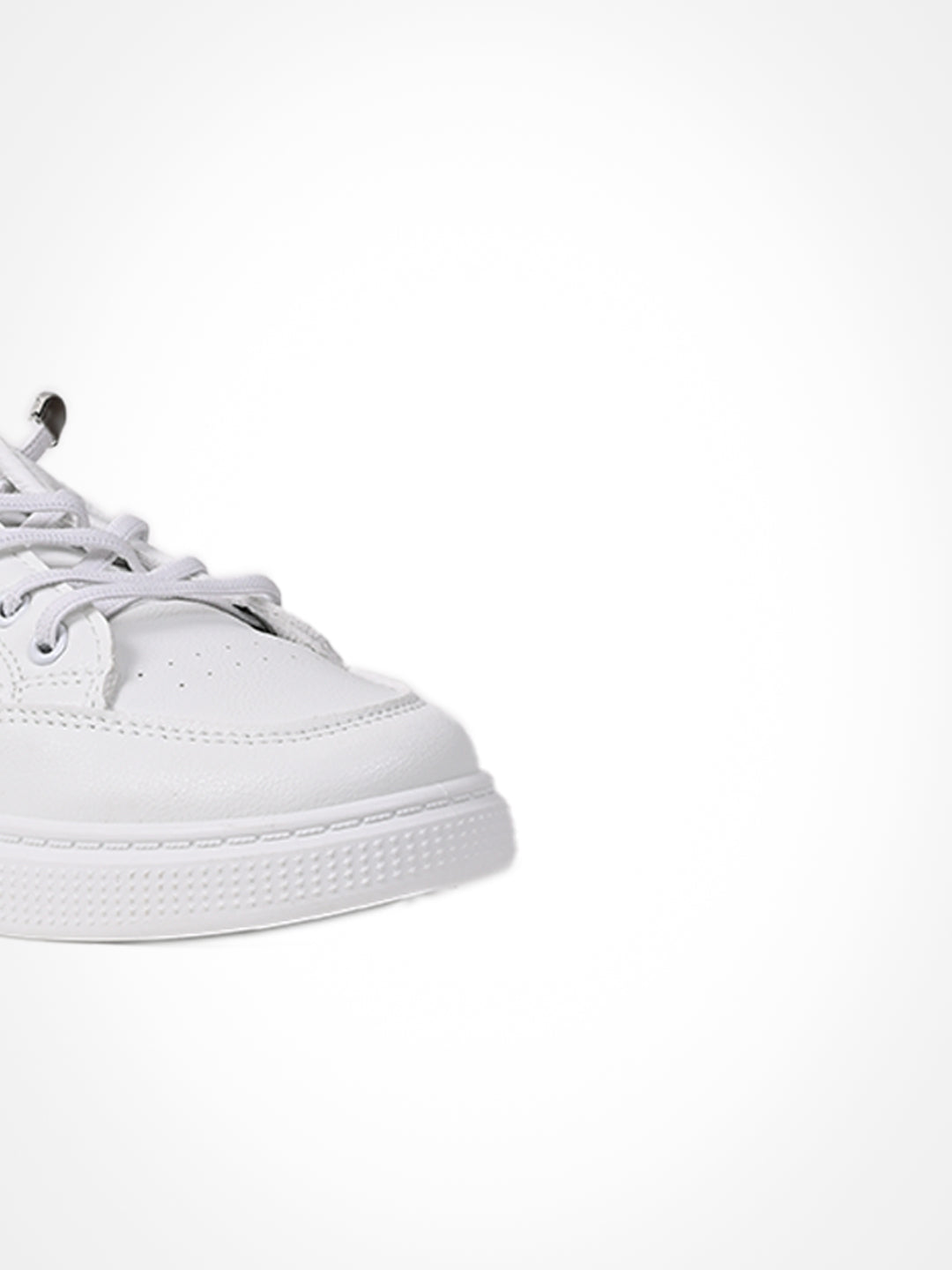 Women White & Khaki Printed Sneakers