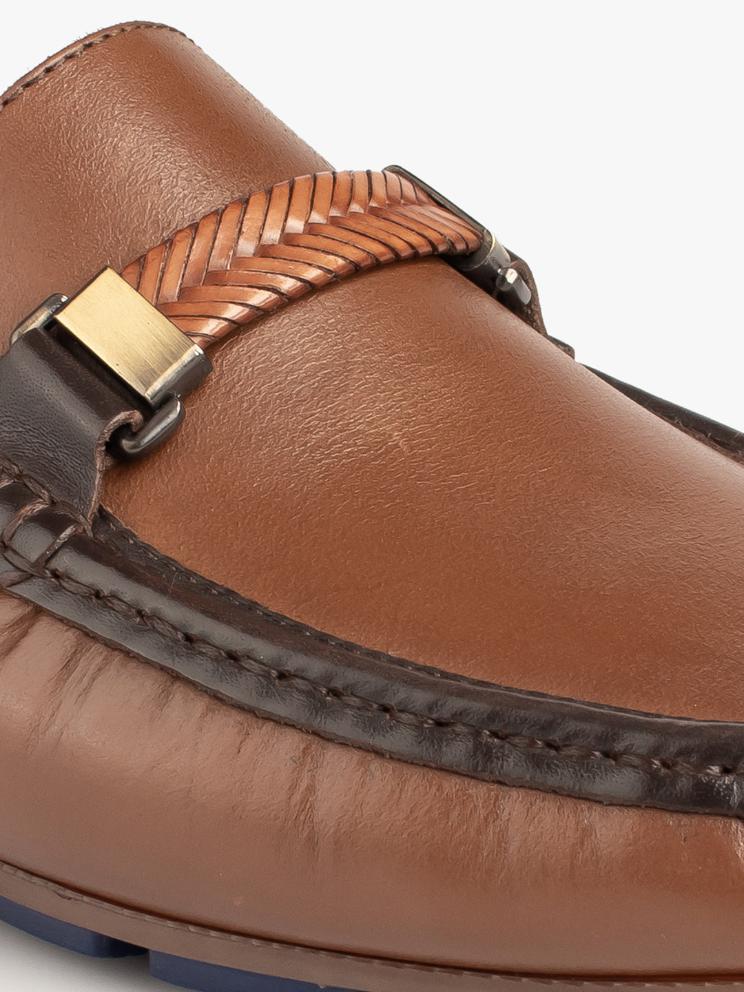 Men Tan Solid Driving Shoes