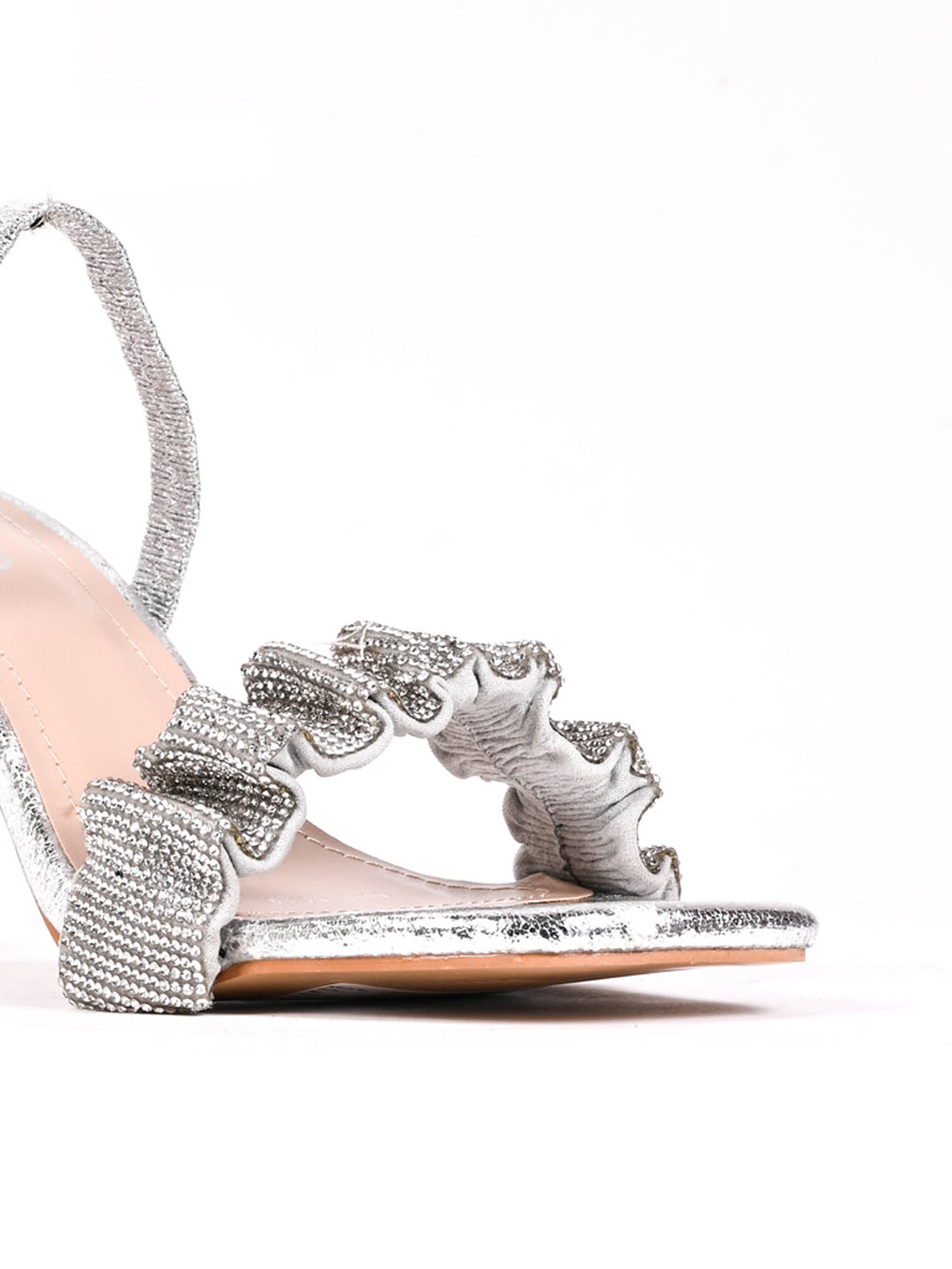 Women, Women Footwear, Silver Sandal