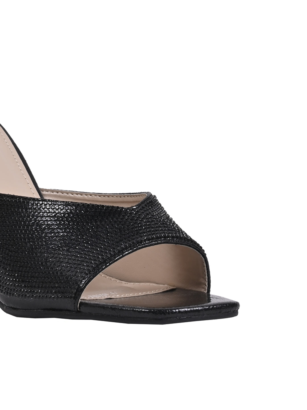 Women, Women Footwear, Black Sandal