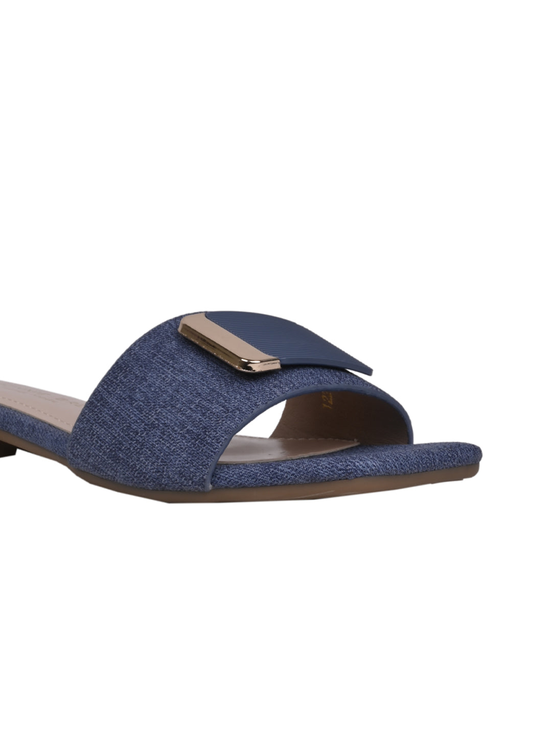 Women, Women Footwear, Blue Open Toe Flats
