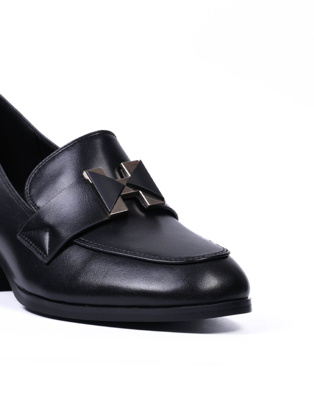 Women, Women Footwear, Black Loafers