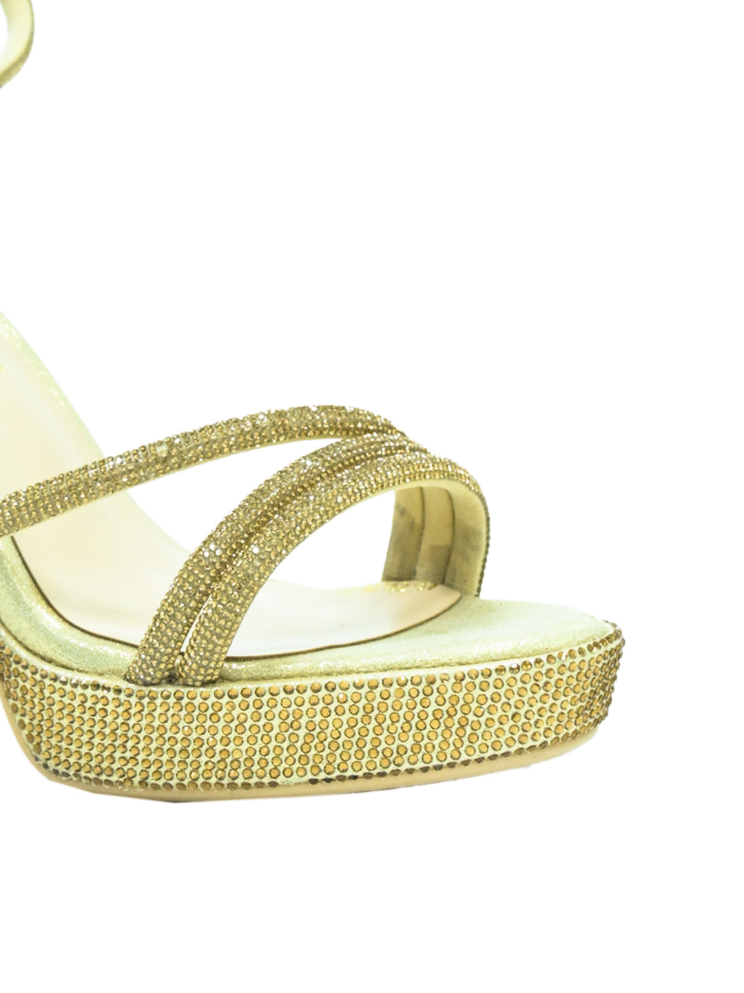 Women, Women Footwear, Gold Sandals