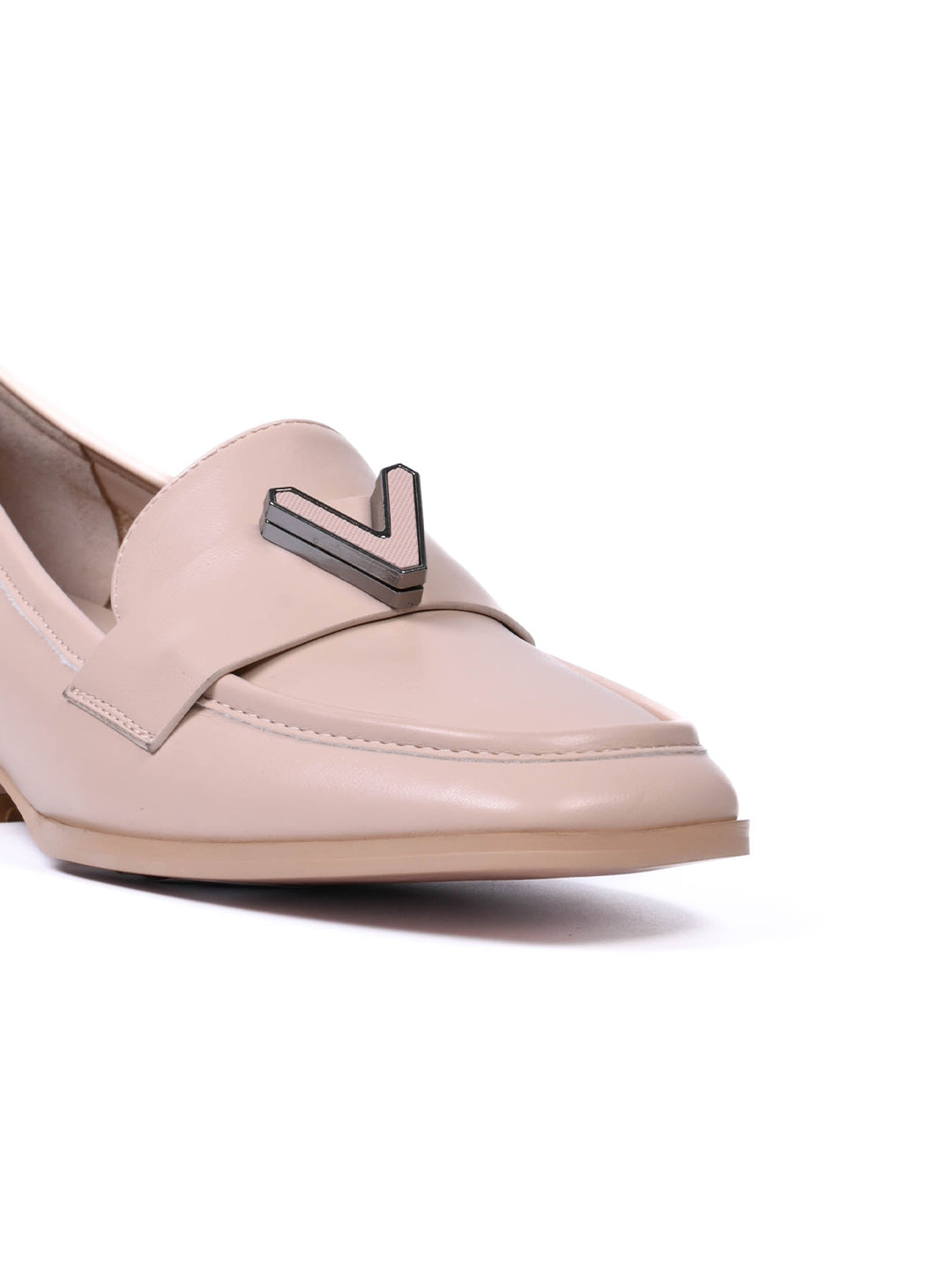 Women, Women Footwear, Beige Loafers