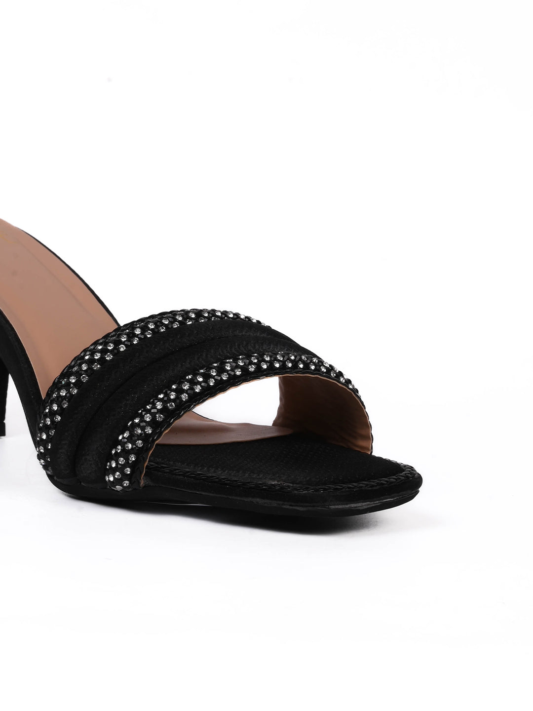 Women, Women Footwear, Black Sandals
