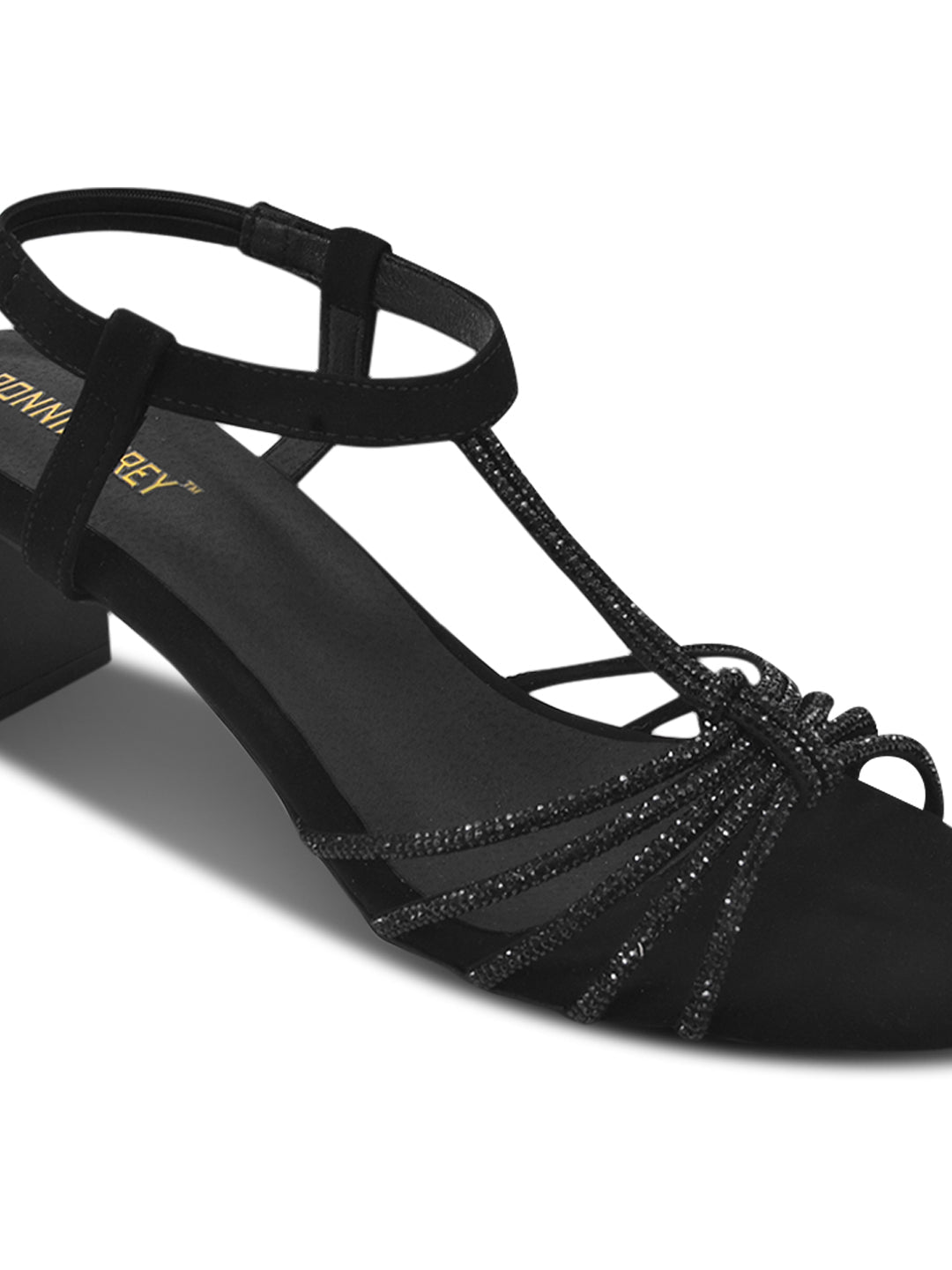 Women, Women Footwear, Black Sandals